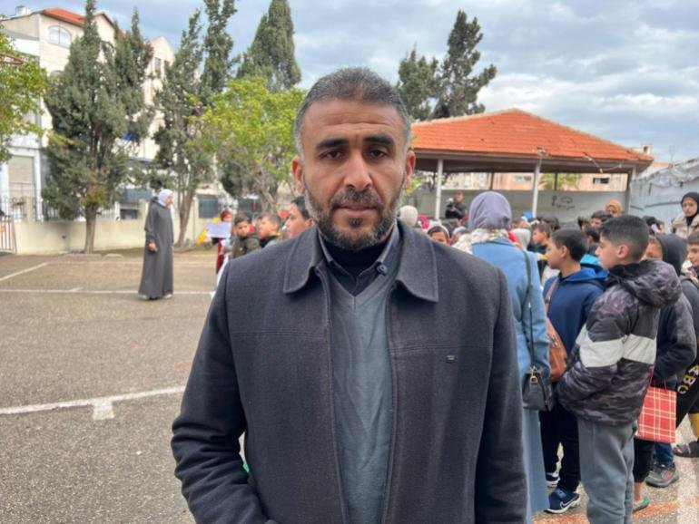 Khairi Atallah, teachers' captain: teachers pushed other segments of the Palestinian people and we are very expensive for the assault of the occupation.