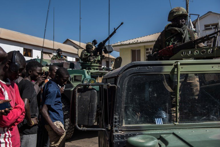 ECOWAS troops enter Gambia to ensure the transition of power